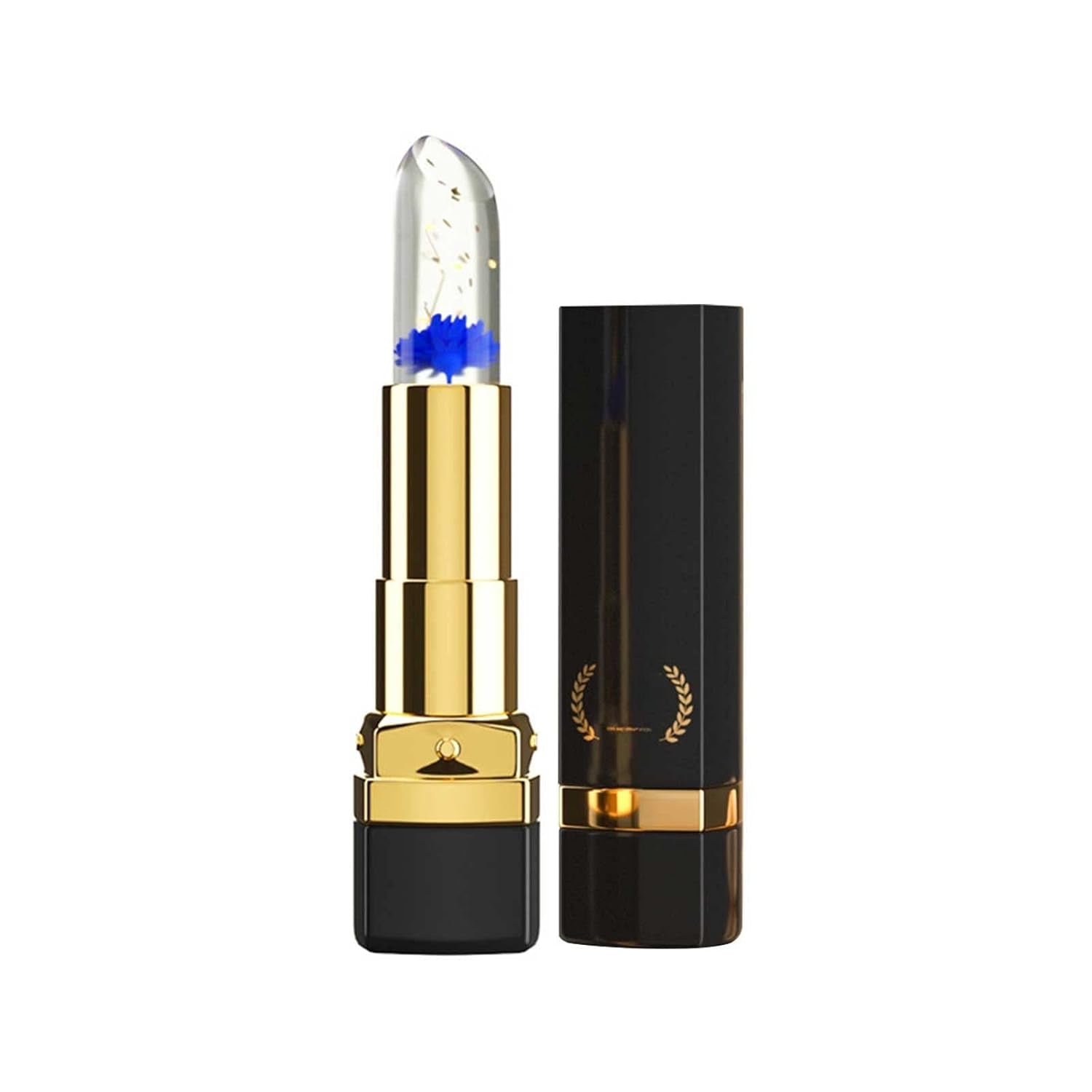 Unwiderstehliche Lippen Crystal Flower Jelly Lipstick Langanhaltender Nahrhafter Lippenbalsam Lippen Feuchtigkeitscreme Temperatur Farbwechsel Lipgloss
