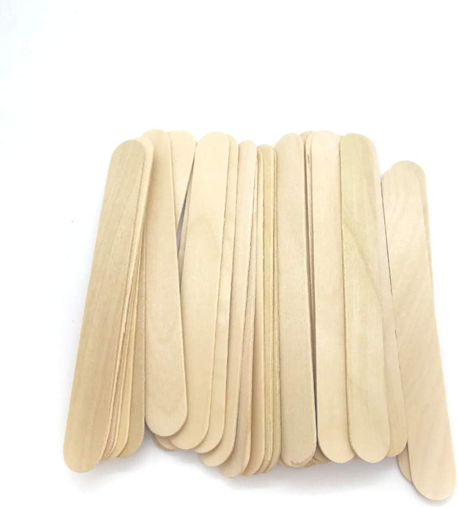 Holzspatel Zum Auftragen Von Wachs Und Zuckerpaste Für Die Haarentfernung - 100 Stück - 1,8 X 15 Cm