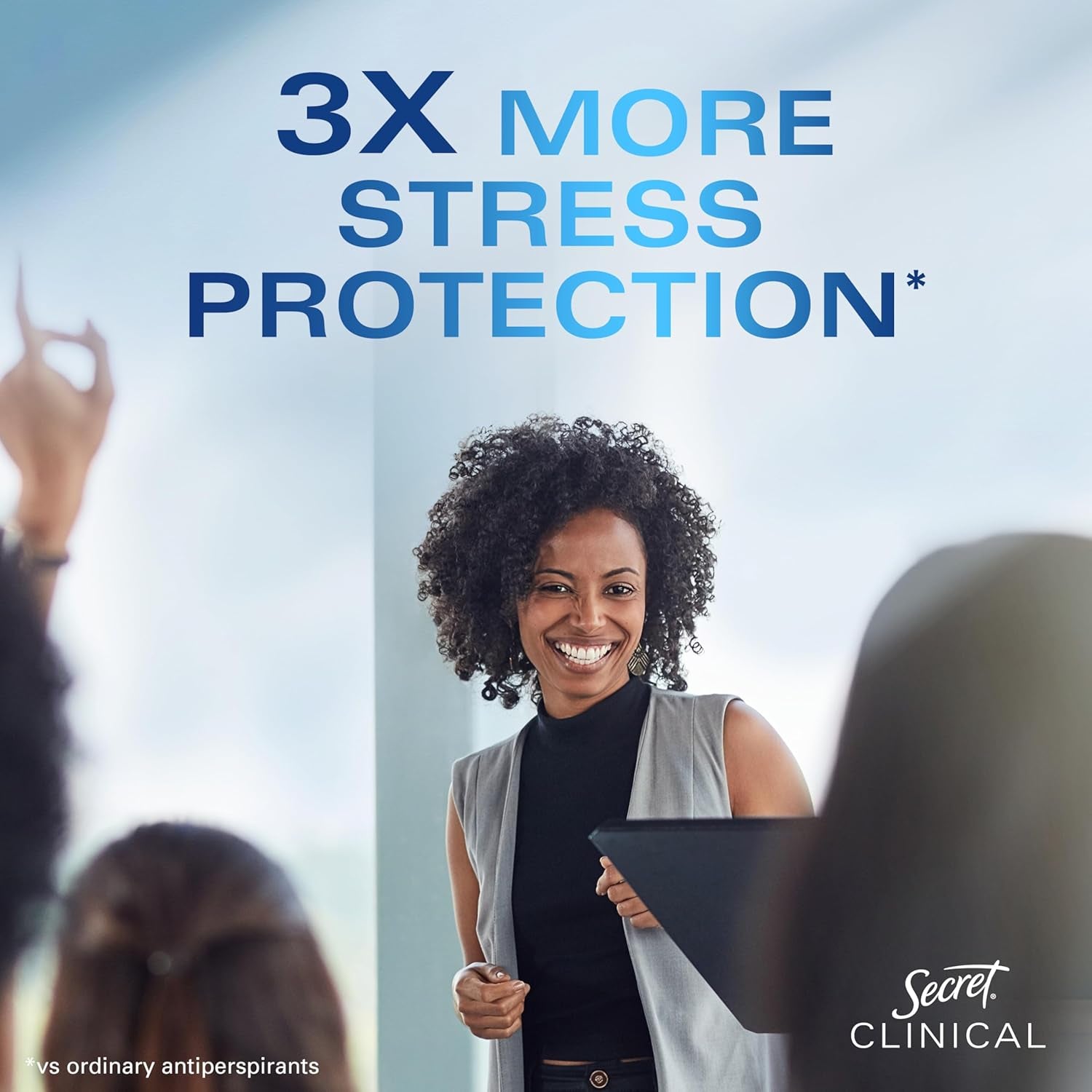 Secret Clinical Strength Deodorant and Antiperspirant for Women, Invisible Solid, Completely Clean, 2.6 Oz.