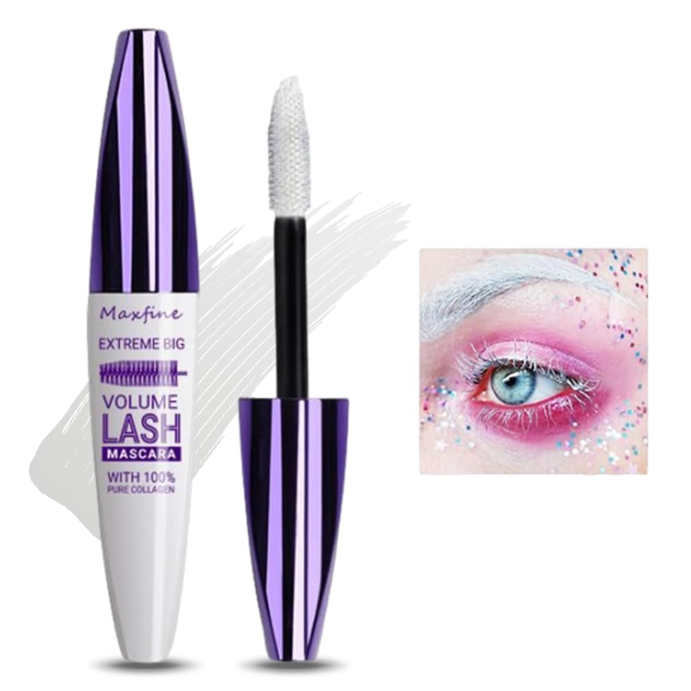 5D Brown Mascara Wimperntusche, Volumen-Effekt Wimpernverlängerung Mascara, Wasserfest Und Langanhaltend Mit Präziser Definition, Waterproof Eye Lashes Mascara Thick Curling Mascara #2 Brown