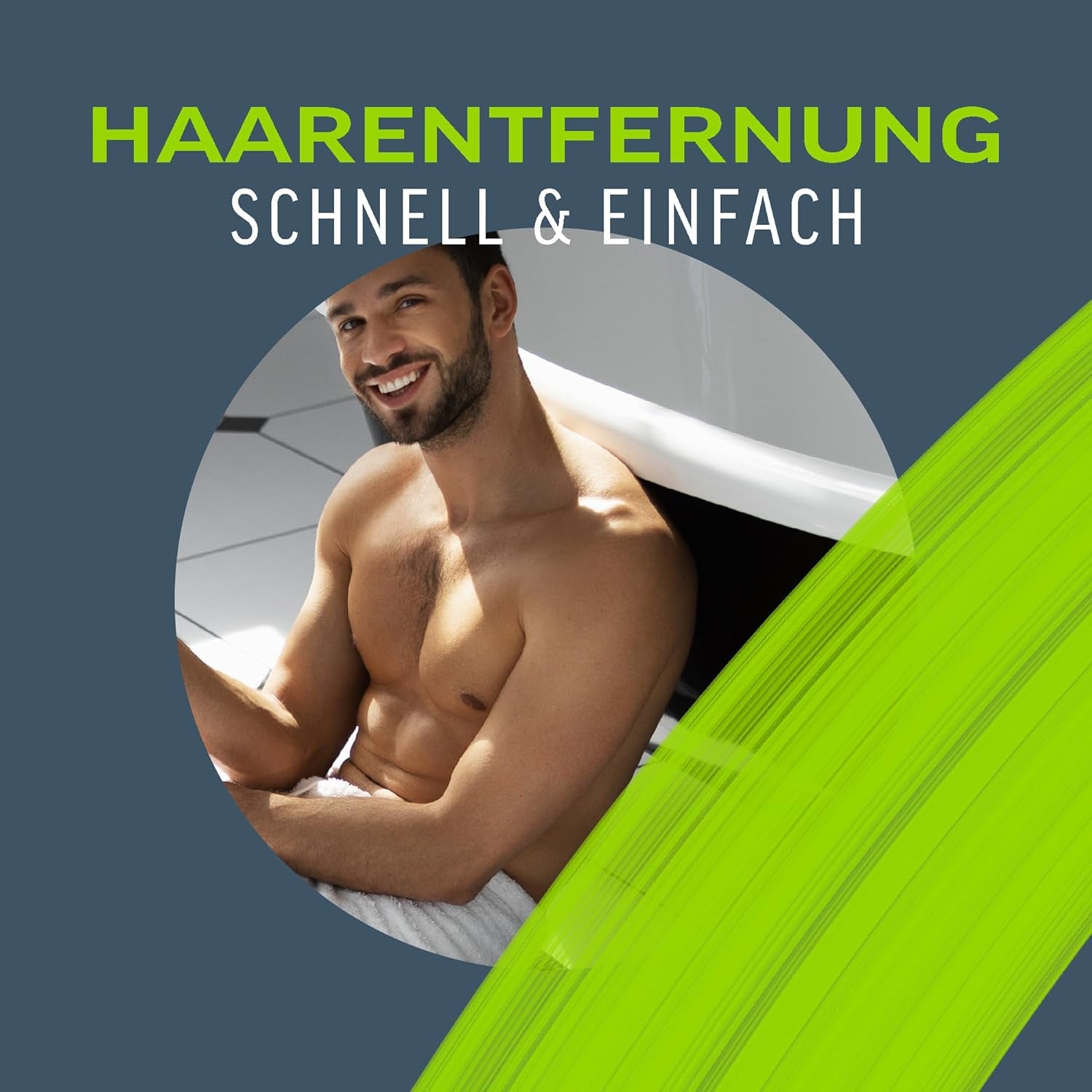 Veet Men Haarentfernungscreme Für Oberkörper & Beine - Enthaarungscreme Für Männer, Haarentfernung in 5-10 Minuten - 4 X 200 Ml Tube & Spatel
