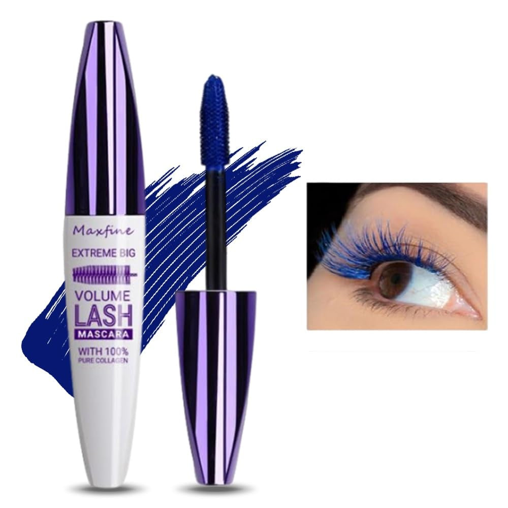 5D Brown Mascara Wimperntusche, Volumen-Effekt Wimpernverlängerung Mascara, Wasserfest Und Langanhaltend Mit Präziser Definition, Waterproof Eye Lashes Mascara Thick Curling Mascara #2 Brown
