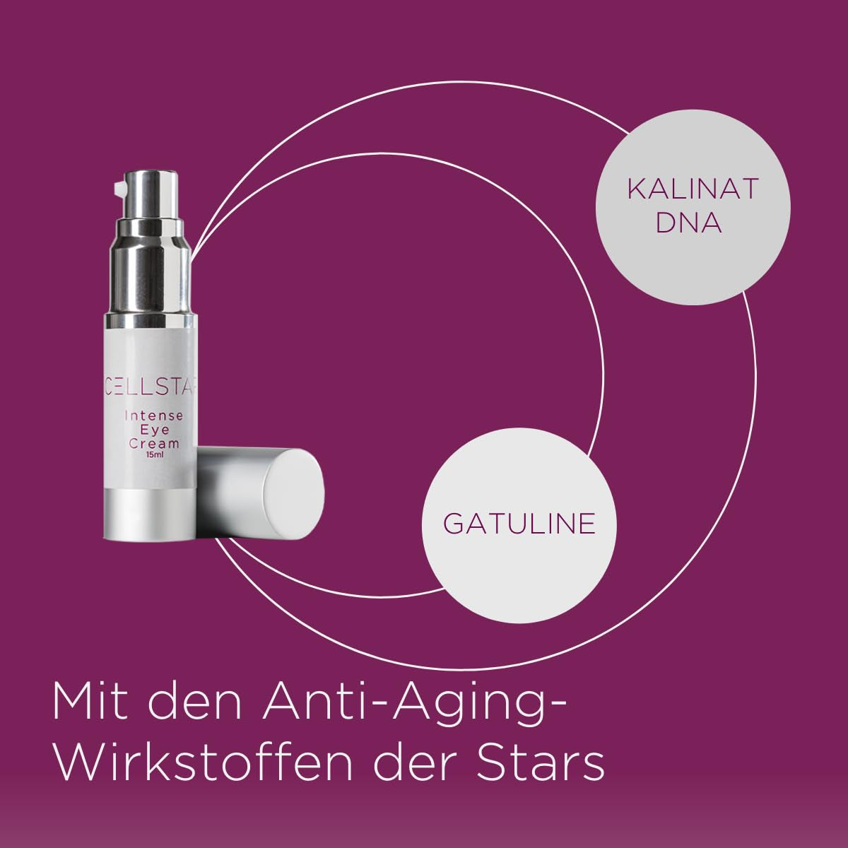 Cellstar® Intense Lifting Eye Cream 15Ml – Anti-Aging Augencreme Mit Gatuline, Kalinat DNA & Hyaluronsäure – Feuchtigkeitsspend - Augenpflege Gegen Augenfältchen, Schwellungen & Augenschatten