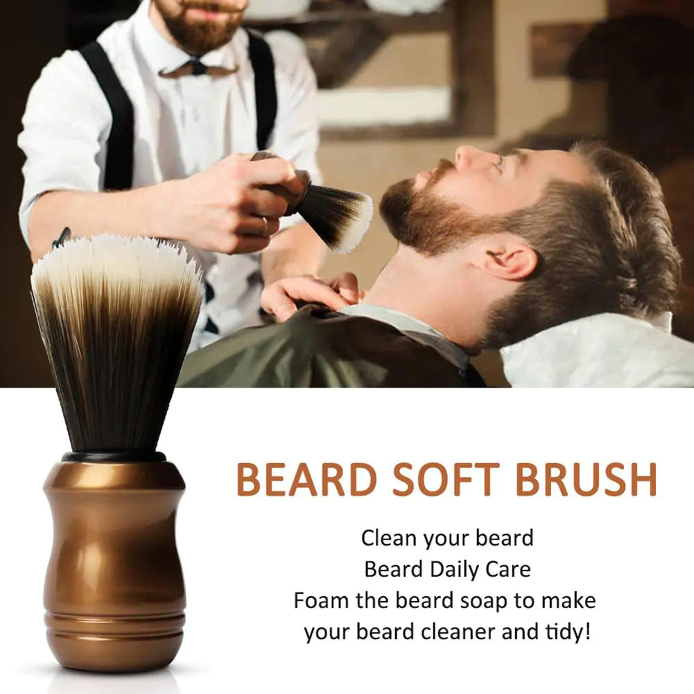 Herren Bartpflege-Set mit Öl, Balsam, Bürste und Rasierer