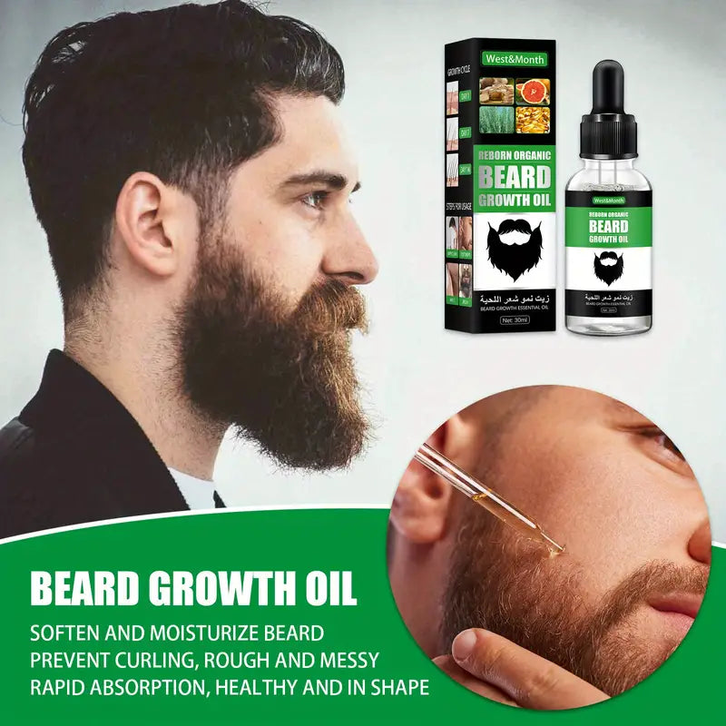 Beard oil for men - nourishing, softening and moisturizing