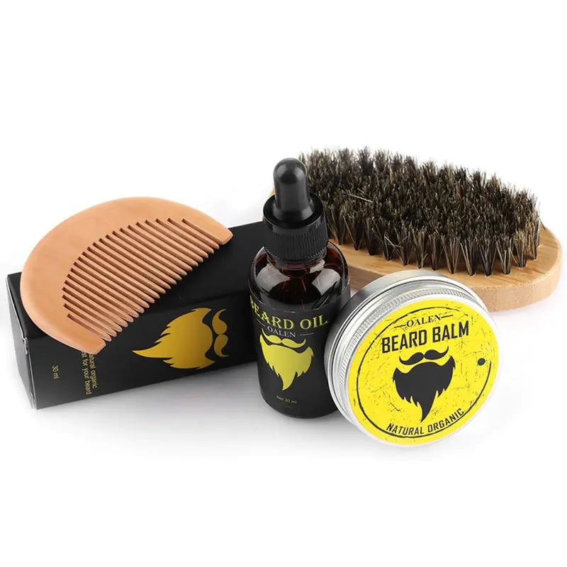 Herren Bartpflege-Set mit Bartbalsam und Bartöl